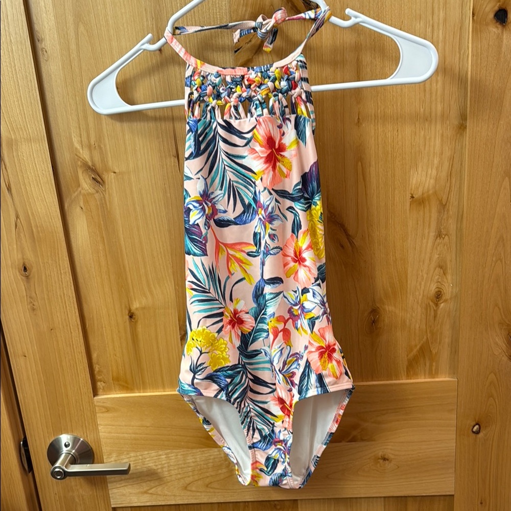 Tropical Floral Kids Swimwear